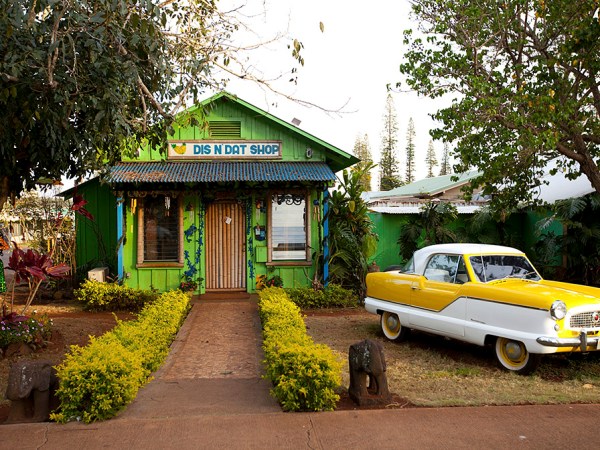 a car parked in front of a house
